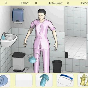 Computer Simulation for Training the Proper Use of Personal Protective Equipment